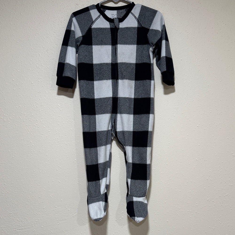 Plaid Baby / Kids One Piece Pajama